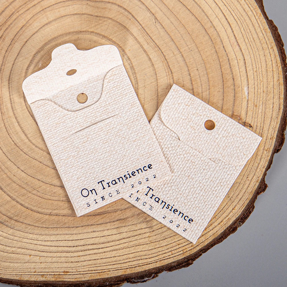 Small Paper Bags Wholesale Custom Offset Printing Spare Button Small Bags for Garment