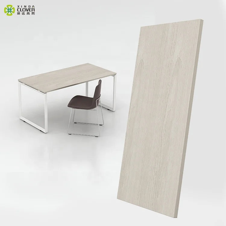 Modern Wooden Panel MFC Melamine Office Table Top for Commercial Use