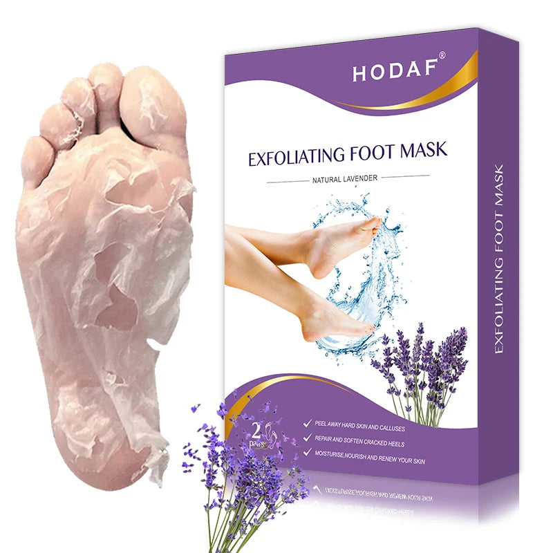 Popular Natural Organic Lavender Feet Peeling Mask Exfoliating Exfoliation Nourishing Foot Peel Mask
