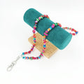 New Multicolored Shell Fragment Necklaces ID Badges Keys Lanyards for Women Employees Fashion Slim Beaded Necklaces