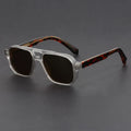 2025 Double Beam Irregular Sunglasses Acetate Polarized Sunglasses Custom Logo