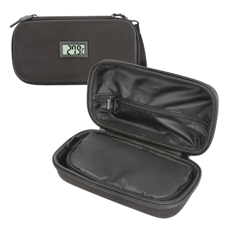 Factory Hot Selling Insulin Cooler Travel Case Medication Cooler Bag Travel Cooler With Thermometer Temperature Display