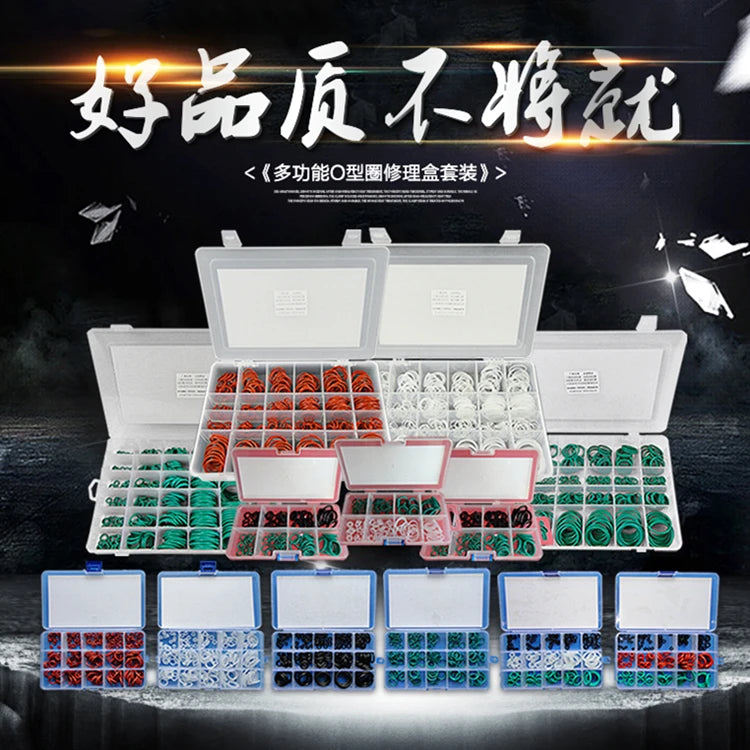 Customized and Standard Assortment Set Sealing Tool Box Hydraulic ORing Kit Repair O Ring Set NBR O Ring Seal Kit for Excavator