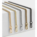 BC029 High-end Fancy Bag Chain Gold Durable Metal Chains for Handbag Handles Light Gold Bag Strap Hardware