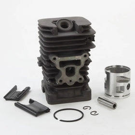 Lingxiao 41MM Steel CYLINDER HEAD KIT for PARTNER McCULLOCH MAC CAT 742 840 842 CHAINSAW PISTON RING PIN CLIPS ASSEMBLY