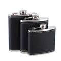 5oz~9oz PU Leather Hip Flask Custom Logo Outdoor Pocket Stainless Steel Hip Flask