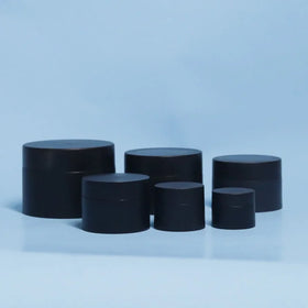 PP Plastic Double Wall Empty Cosmetic Packaging 5ml 10ml 15ml 20ml 30ml 50ml 100ml Black White pink Blue Luxury Face Cream Jars
