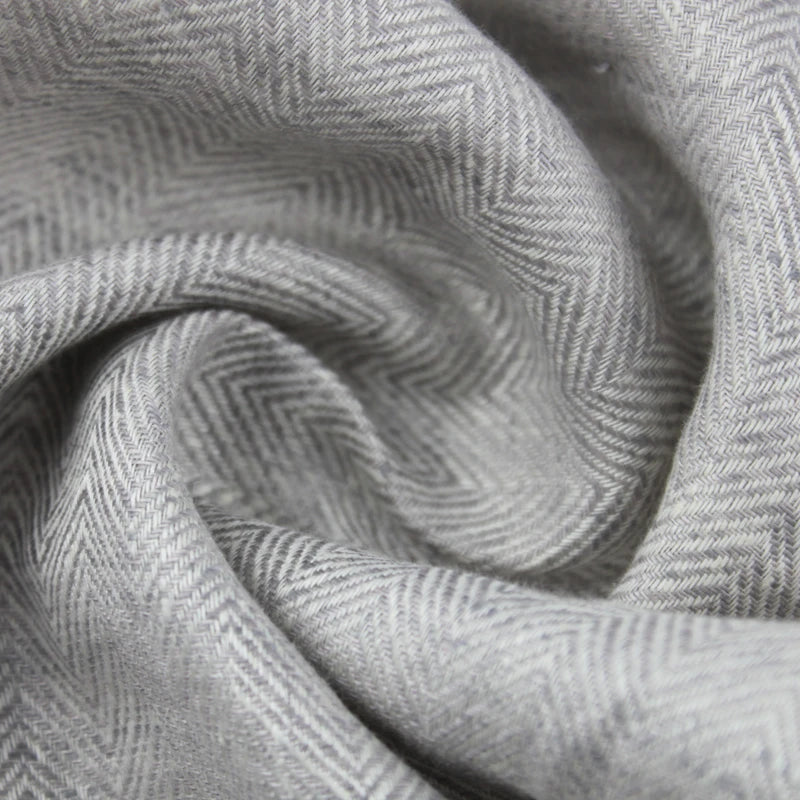 100% Pure Linen Fabric for Dress Skirt Shirt Baby Sling Baby Wrap French Style Chevron YARN DYE HERRINGBONE FABRIC