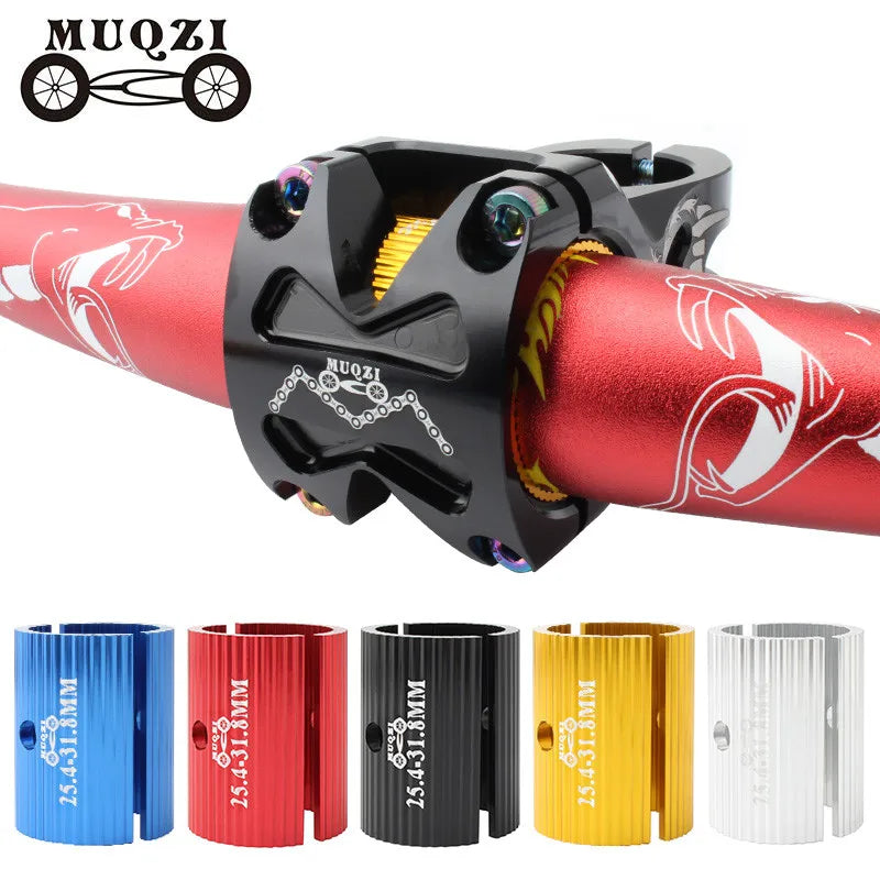 MUQZI 11033 Bicycle Parts 25.4-31.8mm/31.8-35mm Handle Bar Stem Clamp Spacer Washer Converter for Road MTB Bike Handlebar Shim
