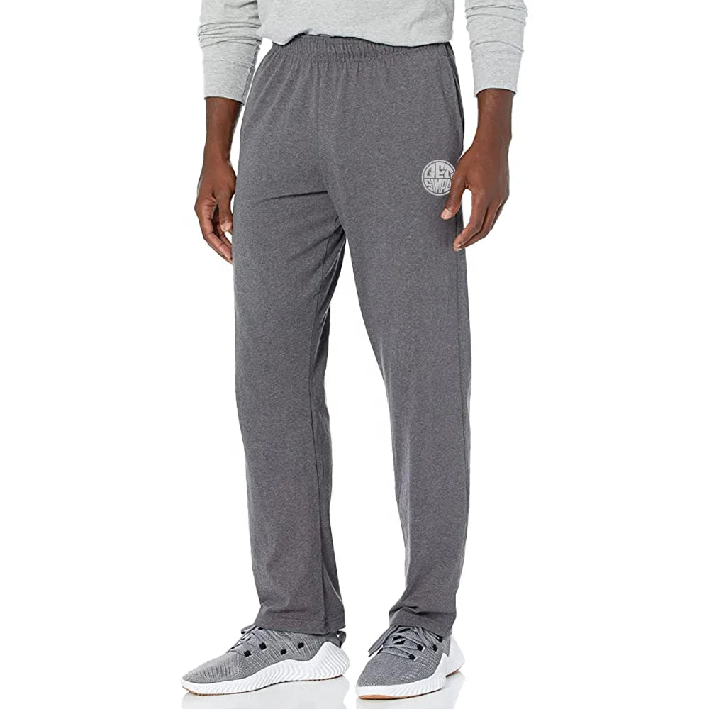 Manufacturer Custom Logo Winter Plus Size Comfortable 100% Cotton Wide Running Men's Cargo Jogger Pants