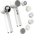 Electric Facial Cleansing Brush Face Cleanser Blackhead Removal Pore Clean Beauty Care Device Tools Skin Rejuvenation 6 in 1