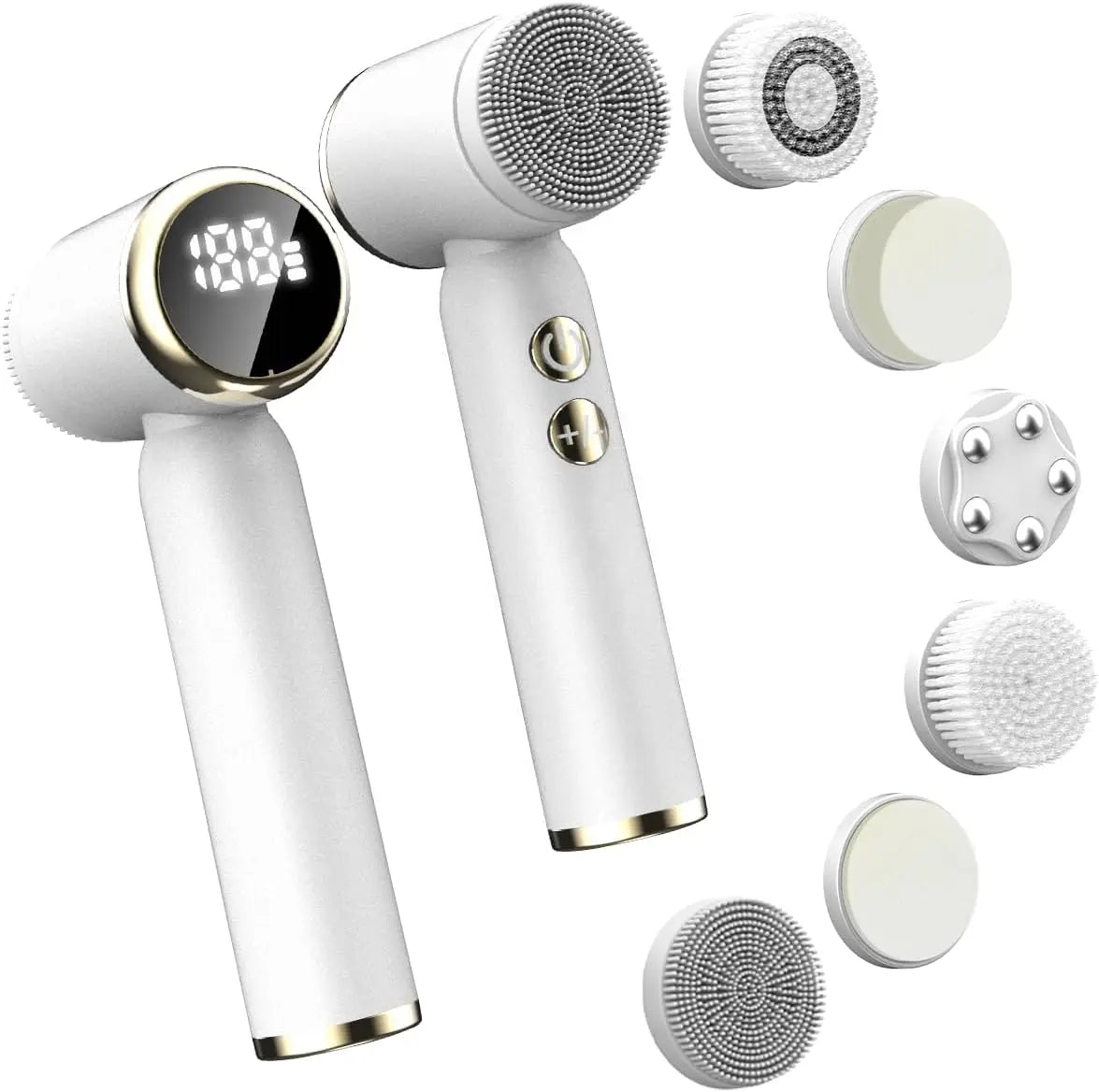 Electric Facial Cleansing Brush Face Cleanser Blackhead Removal Pore Clean Beauty Care Device Tools Skin Rejuvenation 6 in 1