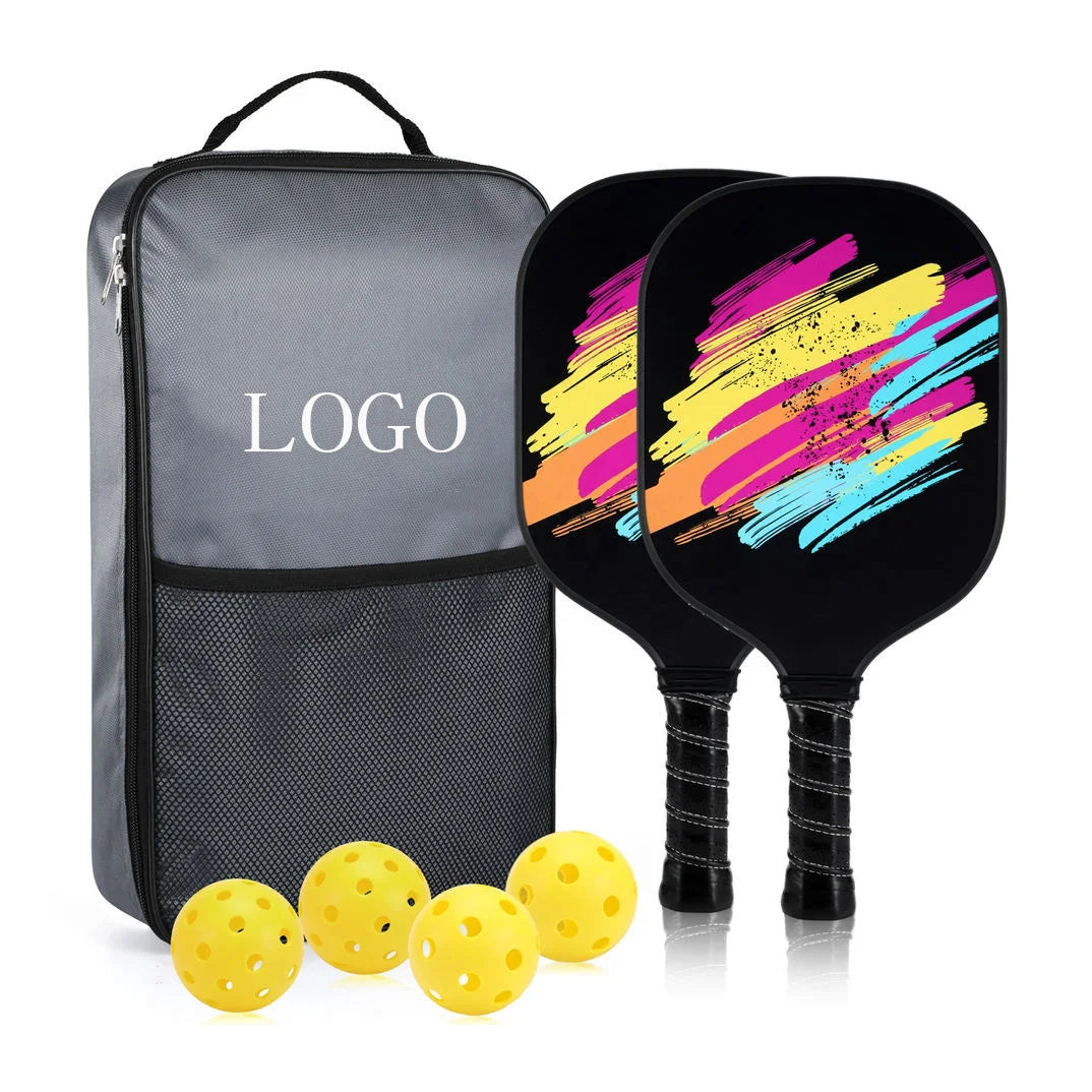Wholesale Custom logo and Material Pickleball Paddles Set Usapa  Polymer Honeycomb Core Paddle