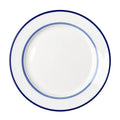 Solhui Factory Wholesale Nordic Creative Ceramic Flat Plate Underglaze Color Simple Line Western Food Steak Plate