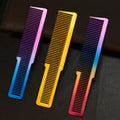 Wholesale Custom Electronic Plated Hair Clipper Comb Men Hair Styling Cutting Comb for Barber Trimmer Comb for Salon Hairdresser