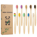 Wholesale Custom Wooden Hotel Toothbrush Biodegradable  Bambo Eco Friendly Kraft Paper Package  Toothbrush
