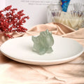 DIY Home use Natural hand-carved crystal fluorite unicorn decorated with transparent gypsum quartz