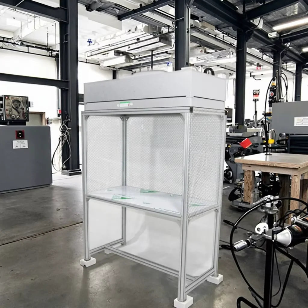 Foldable Clean Bench Laminar Flow Cabinet for Cleanroom Hospital Restaurant Construction Farm Air Cleaning Equipment New