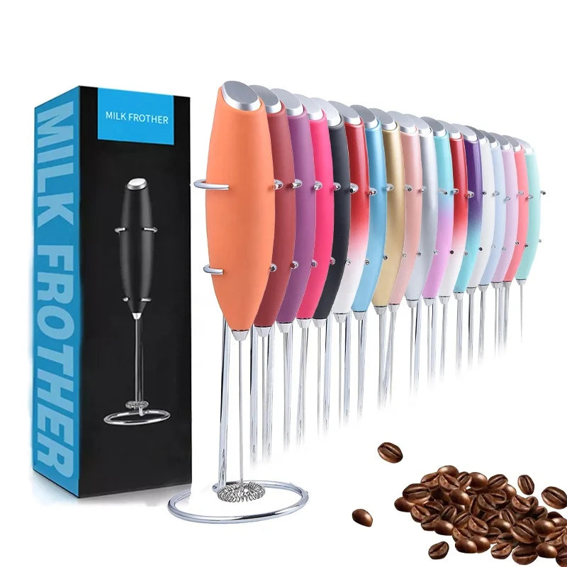 2025 Culi Eco-Friendly Electric Coffee and Milk Frother Battery Operated Automatic Hand Whisk Stainless Steel Whisk Stocked MegaBDM