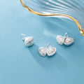 Fashion Pendants 925 Sterling Silver Inlaid Pearl Personalized Shell Charms for DIY Jewelry Necklace Bracelet Accessories