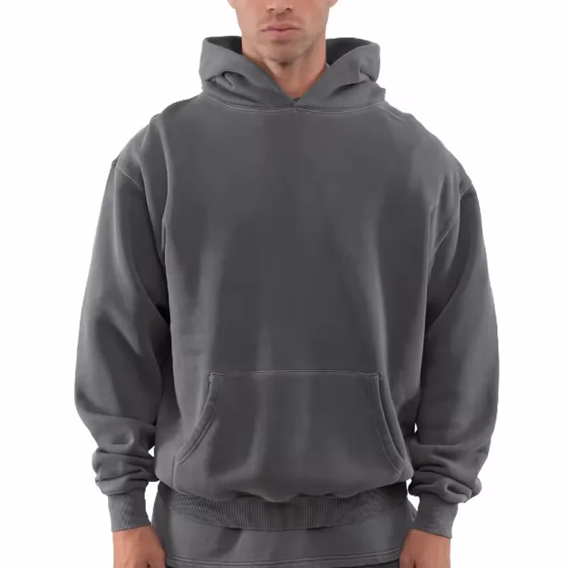 Wholesale Custom Oversized Thick Blank Heavyweight 400gsm Hoodie Customized