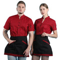 Polyester Cotton Blend Durable Reusable Washable bar Waist Apron Restaurant Bistro Apron