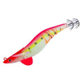 South Korea Best Selling21G 110Mm 3.0#/3.5# Saltwater Wooden Shrimp Artificial Bait Quid Hook Jig Octopus Fishing Lure