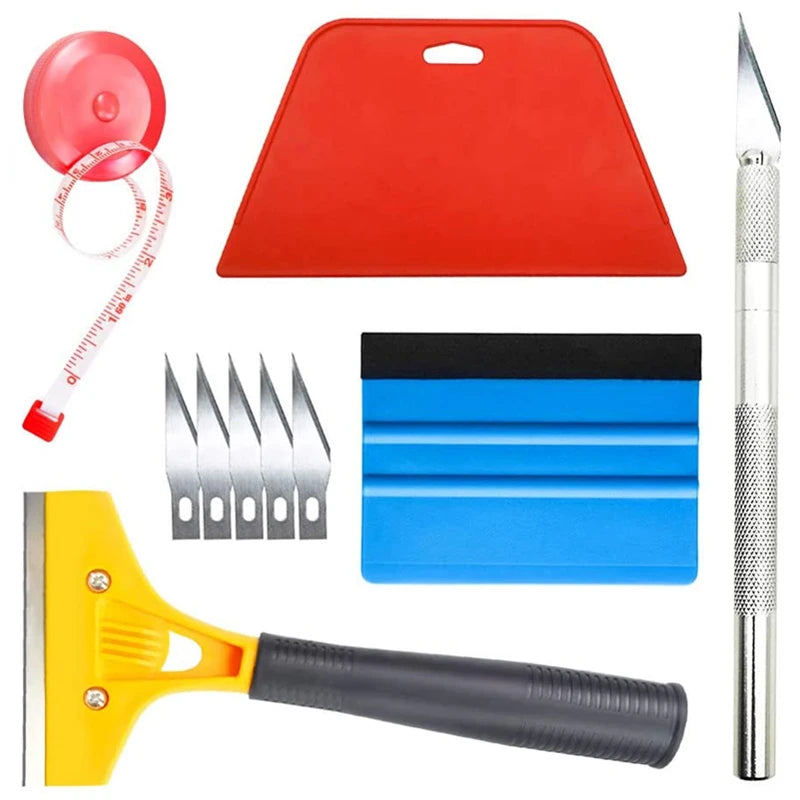 Wallpaper Smoothing Tool Kit for Peel and StickHanging Tool Kits with Squeegee Smoother for Vinyl Application Wallpaper Paste