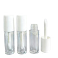 Small Lip Gloss Tubes White Black Liptint Bottle Cosmetic Liquid Lipstick Packaging Empty Cute Mini 1ml Lipgloss Tubes