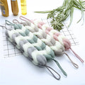 Hot Sale Long Bath Sponge Back Scrubber Exfoliating Shower Strip Bath Belt Mesh Pouf Loofah Sponge