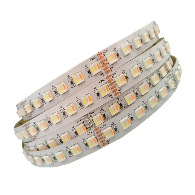Benory 24V 5 in 1 RGBCCT Led Stripe 5050smd 96leds/M 36W/M Smart Flexible LED Strip Light for KNX Dali PWM DMX512 LOXONE Dimmer