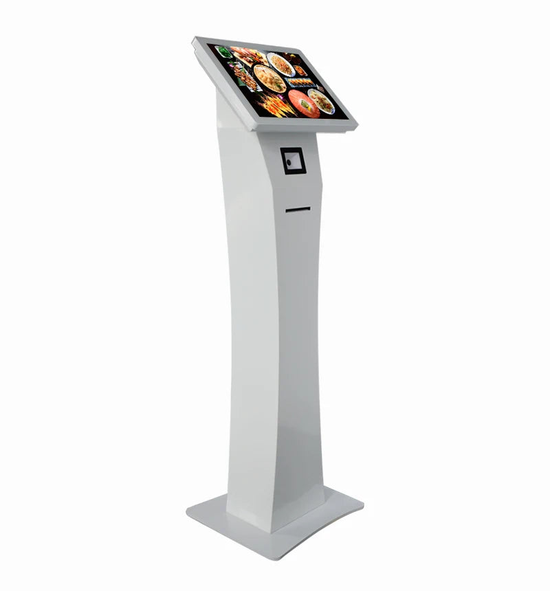 15.6 Inch Touch Screen Query Self Service Kiosk All in One With Printer and QR Scanner for Hotel Shopping Mall