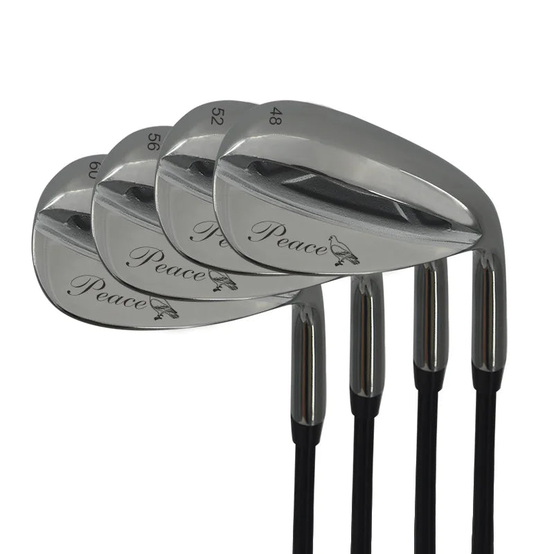 Custom Right Handed Milled Faced Silver Golf Wedge