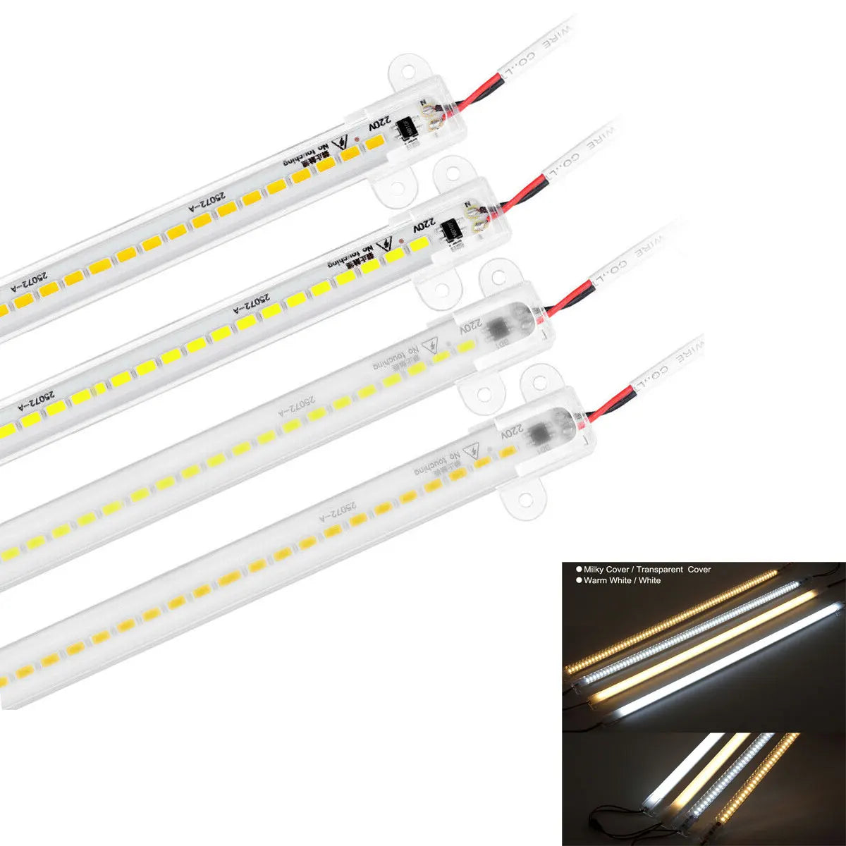 High Brightness 40cm SMD LED Fluorescent Floodlight Tube Bar AC 220V LED Light Strip for Garden Showcase Display Lamp Industries