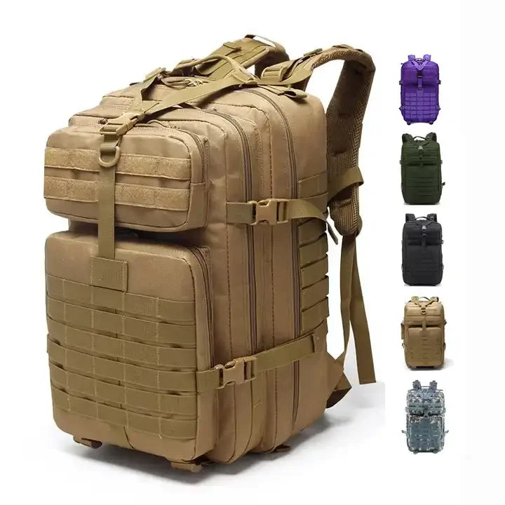 Custom Logo  Tactical Backpack Shoulder Bag Waterproof 900D Gym Molle Rucksack Tactical Backpack for Hiking Travel Backpack