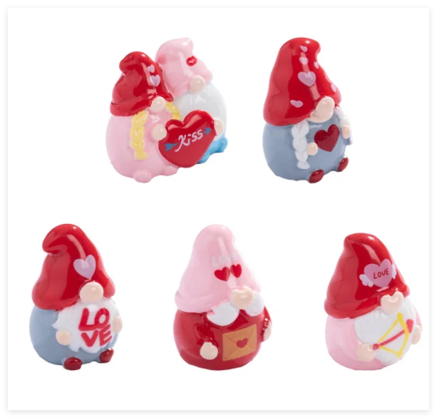 Hot Sale Wholesale 3D Mini Resin Crafts Figurine Set Fairy House Garden Mushroom Little Gnome Decorations Aquarium Decoration