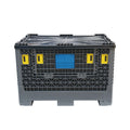 QS 1140*790*760 mm Large Plastic Storage Containers Used Collapsible Pallet Box with 4 Way Entry MegaBDM