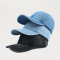 Stylish 6 Panel Washed Dad Hat Baseball Caps Denim Fabric Vintage Hats With Custom Logo for Adult