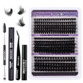 Handmade Diy Individual Eyelash Extensions Kit Soft Lash Clusters with Custom Logo Package Direct From Lash Supplier