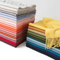 Fine Merino Wool Breathable Shawl Unisex Multiple Color Warm Winter Wool Scarf for Daily Use