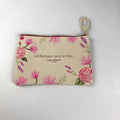 Factory Sublimation Nlank Pencil Case Make up Black Logo Custom Makeup Professional Zipper Cosmetic Bag Cotton Eco Friendly