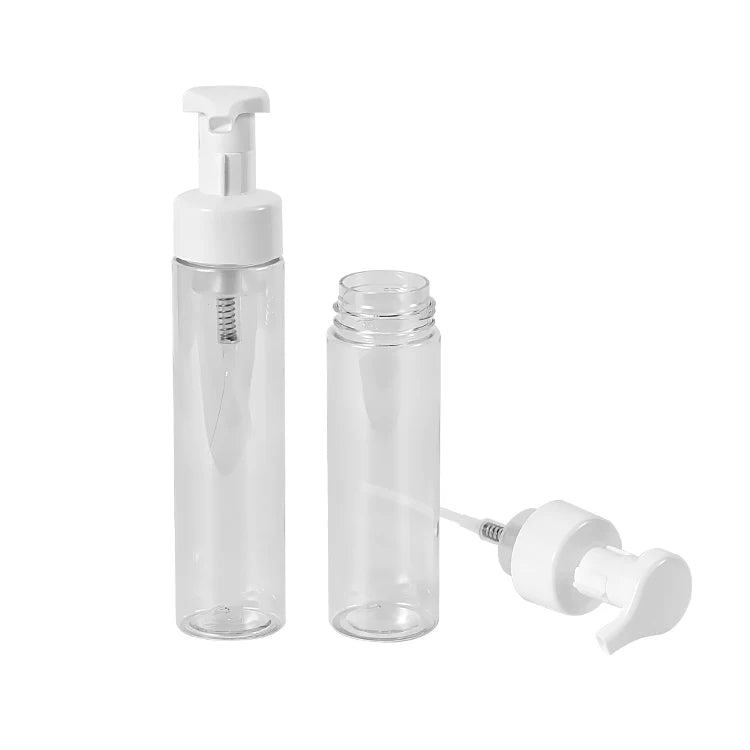 160ml 200ml Foamer Pump Dispenser Bottles for Facial Cleanser Hand Wash for Shampoo Skin Care Packaging Screen Printing Surface