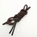 High Purchase Rate Cow Leather Shoe Lace Unique Rope Roll Design 10 Colors Adjustable Length 60-230cm Bulk Package Perfect Pair