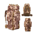 LUPU 65L Large Capacity Camo Tactical Backpack for Men Stylish Oxford Waterproof Nylon Lining Anti-Theft Feature Fashion Sales