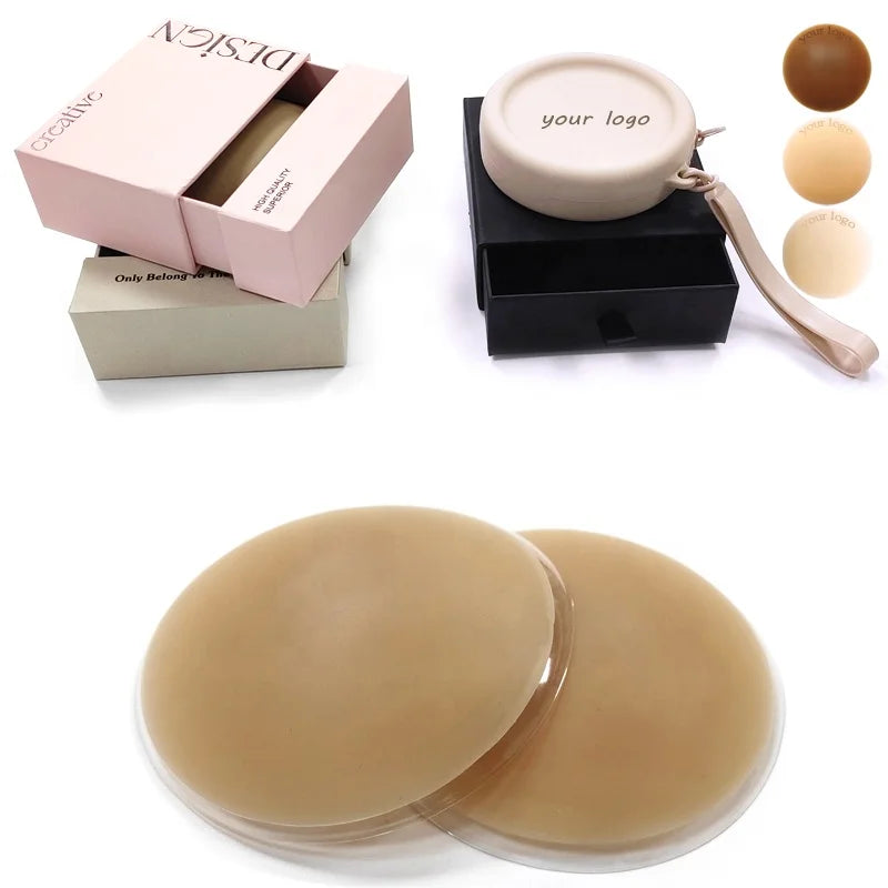 Invisible Nipple Pad Non Adhesive Silicone Nipple Cover Bra Nipple Stickers