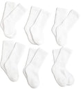 2026 School Socks White Girls Boys Sports Athletic Black 5pack Cotton Children Crew Kids White Socks