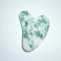 Diy Beautiful xiuyan jade guasha stone board custom face gua sha tool for healing