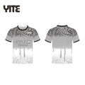 Customized Logo Gray T-shirt Full Sublimated Maori Design Jerseys Shirt 100% Polyester Men Training Tee Shirts