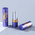 Flower Print Aluminium Lip Balm Tube Uk Empty Metal Lip Balm Containers Aluminium