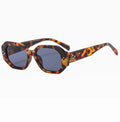 STY3742 Fashion Personality Rivet Polygon Sun Glasses Tortoiseshell Frame Women Sunglasses Men Wholesale Brand Design Shades